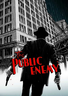 The Public Enemy Noir Illustration