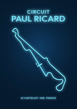 Circuit Paul Ricard Track Map