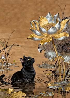 Black Cat vs Golden Lotus