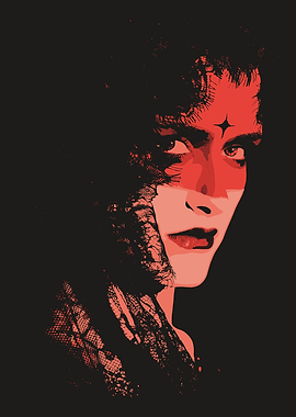 Woman with Star and Lace