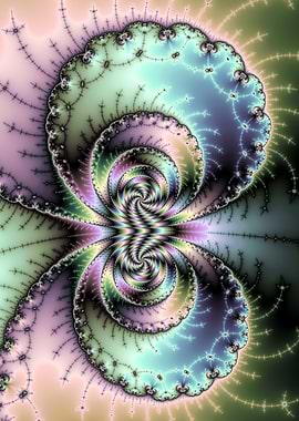 Fractal Spiral Abstract