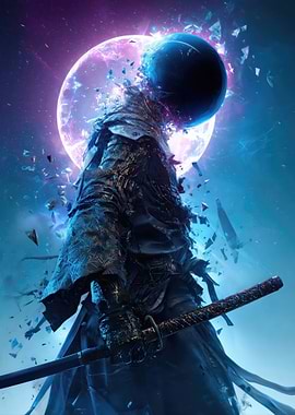 Celestial Warrior with Katana