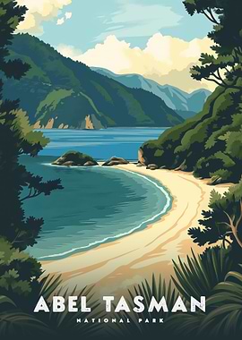 Abel Tasman National Park Poster
