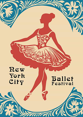 New York City Ballet Festival Poster