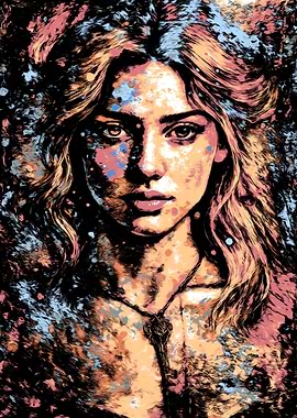 Abstract Portrait of a Woman