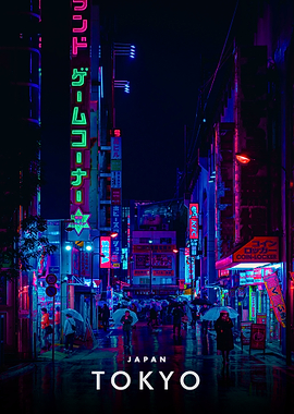 Tokyo Neon Nightscape