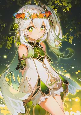 Girl with Flower Crown