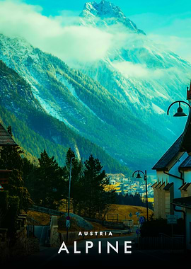 Austria Alpine Mountain Village