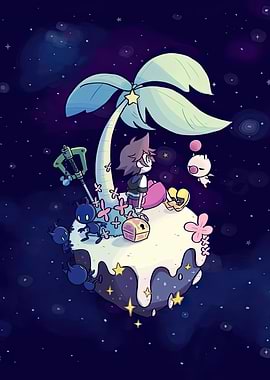 Kingdom Hearts Island Illustration
