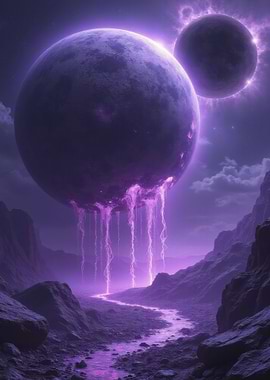 Purple Alien Landscape