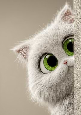 Cute Cat Peeking