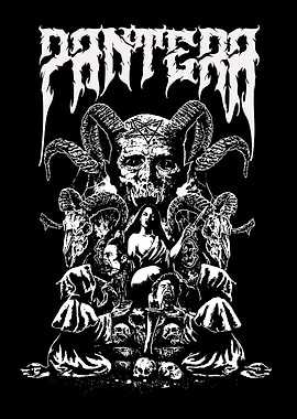 Pantera Band Graphic Art