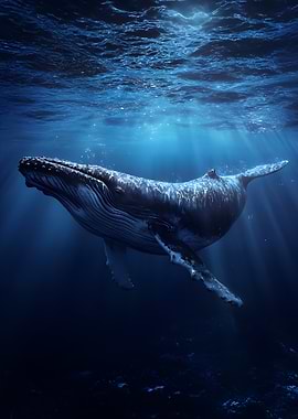 Humpback Whale Underwater
