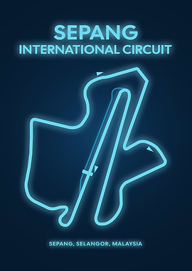 Sepang International Circuit Track Map