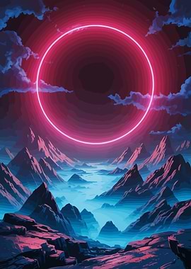 Neon Ring Landscape