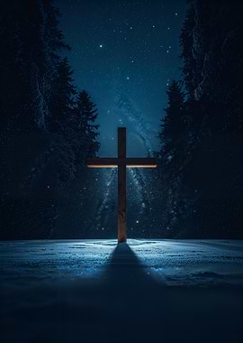 Cross in the Silent Snow.