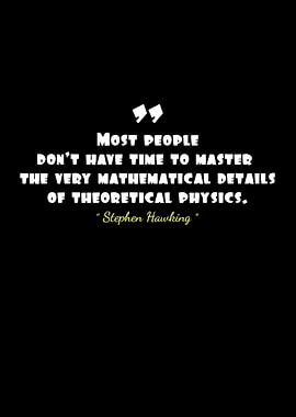 Stephen Hawking Quote on Theoretical Physics