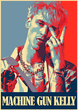 Machine Gun Kelly Pop Art Portrait