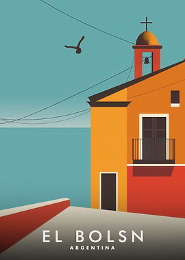 El Bolsón, Argentina Travel Poster