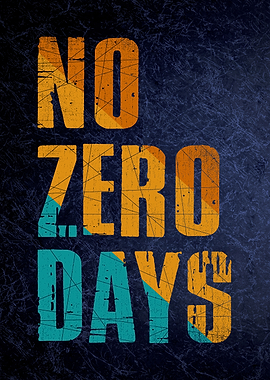 No Zero Days, Colorful Motivation for Daily Progress