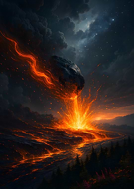 Meteor Impact Landscape