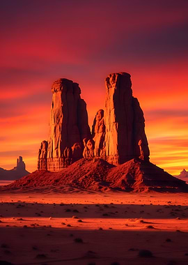 Monument Valley at Sunset