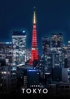 Tokyo Tower at Night