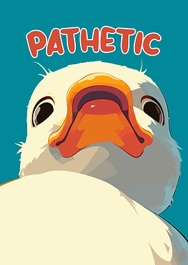 Pathetic Duck Cartoon