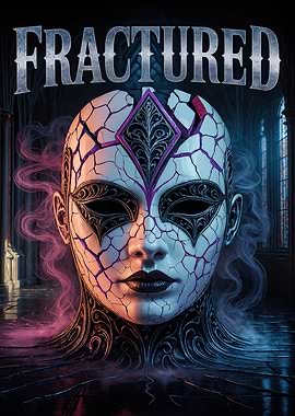 Fractured Mask in Gothic Setting