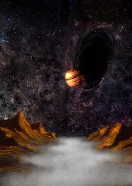 Black Hole and Planet Landscape