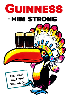 Guinness - Him Strong Toucan Ad