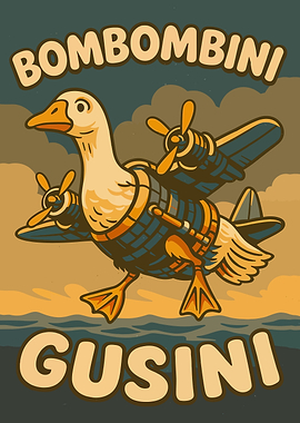 Bomboombini Gusini Flying Duck Plane
