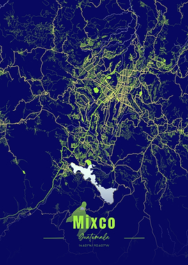 Mixco, Guatemala City Map