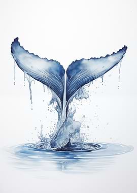 Whale Tail Splash