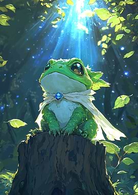 Cute Frog Cape Forest