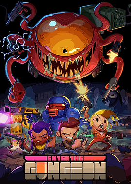 Enter the Gungeon Game Cover Art