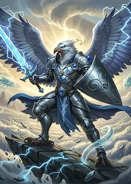 Eagle Warrior Sword Shield