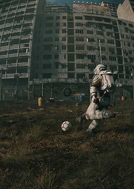 Football is life 3D artwork Render