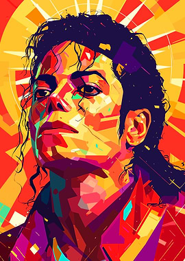 Michael Jackson Pop Art Portrait