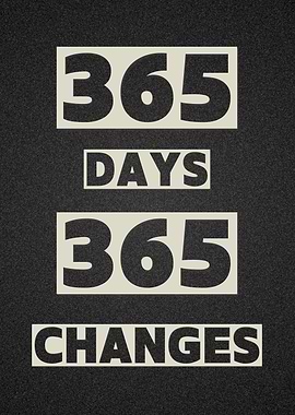 365 Days Changes Motivational