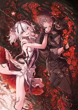 Camellya and Rover (Male) Couple in Roses