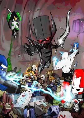 Castle Crashers Battle Scene