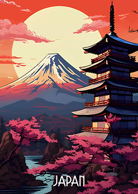 Japan Landscape Mount Fuji