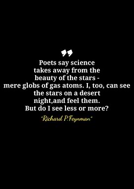 Richard Feynman Quote on Science and Stars