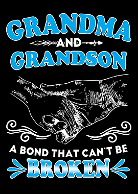 Grandma and Grandson Bond Illustration