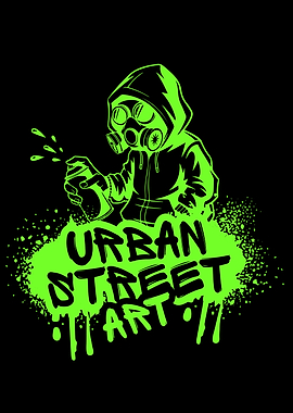 Urban Street Art Graffiti Illustration