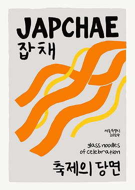 Japchae Korean Poster
