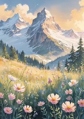 Alpine Meadow Serenity