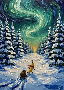 Banana's Winter Journey