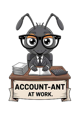 Account-Ant at Work Cartoon